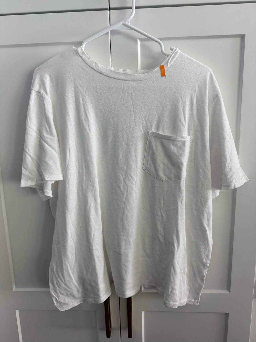 Marine Layer Classic Men's White Pocket T-Shirt Large